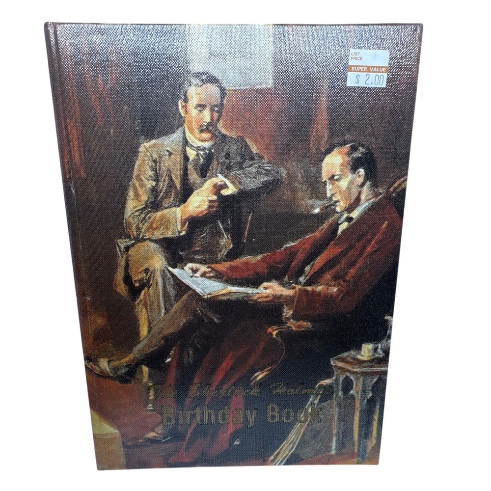 The Sherlock Holmes Birthday Book 1993 Robert Frederick Hardcover Illustrated